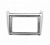 Переходная рамка Volkswagen Polo 5 (2008-2020) 9" Silver